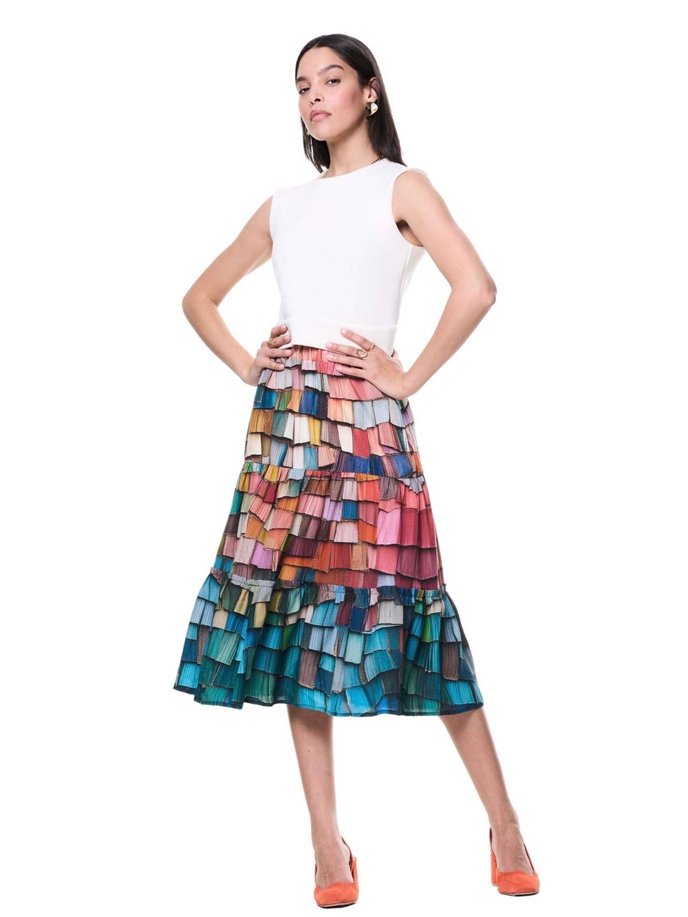 THE KIT I Maddie Skirt | Rainbow Shingles